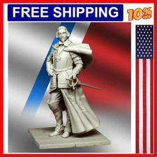 1/24 Scale 75mm Die-Cast Resin Figure Model Kit Ancient French Duke Hobby Min...