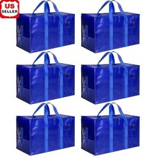 Large Capacity Heavy Duty Foldable Storage Tote Bag Moving Camping Organizing US