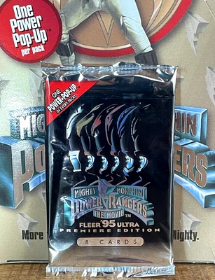 1995 FLEER ULTRA MIGHTY MORPHIN POWER RANGERS (THE MOVIE) 🍿 PACK 8 Cards OVP‼️