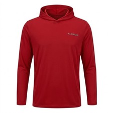 NEW Drake Clothing Company Men's 2XL Red Pullover Hoodie Moisture Wicking Shirt