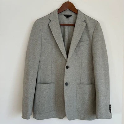 BANANA REPUBLIC Veste Slim Fit 36R Gris Largeur 50cm Longueur 69cm - Photo 1/4