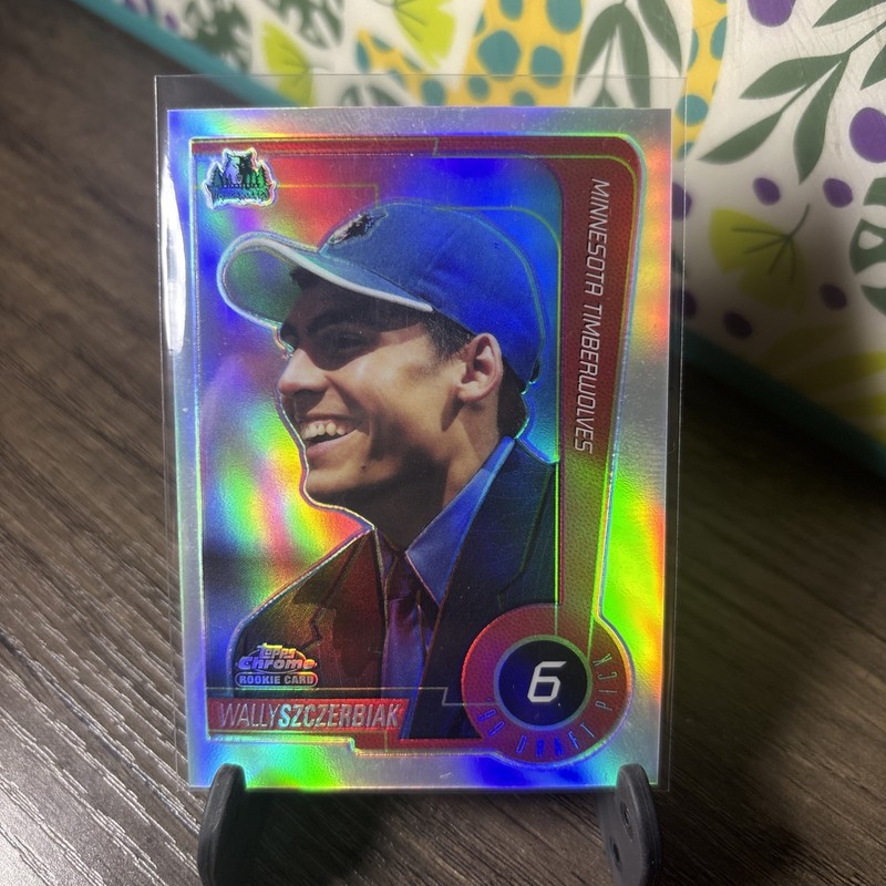 1999-00 Topps Chrome - '99 Draft Pick Wally Szczerbiak #117 Refractor (RC)