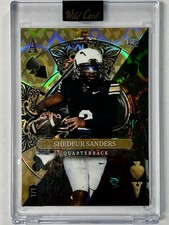 2024 Wild Card 5 Card Draw SHEDEUR SANDERS 1/1 Ace Of Spades Color Match PRC