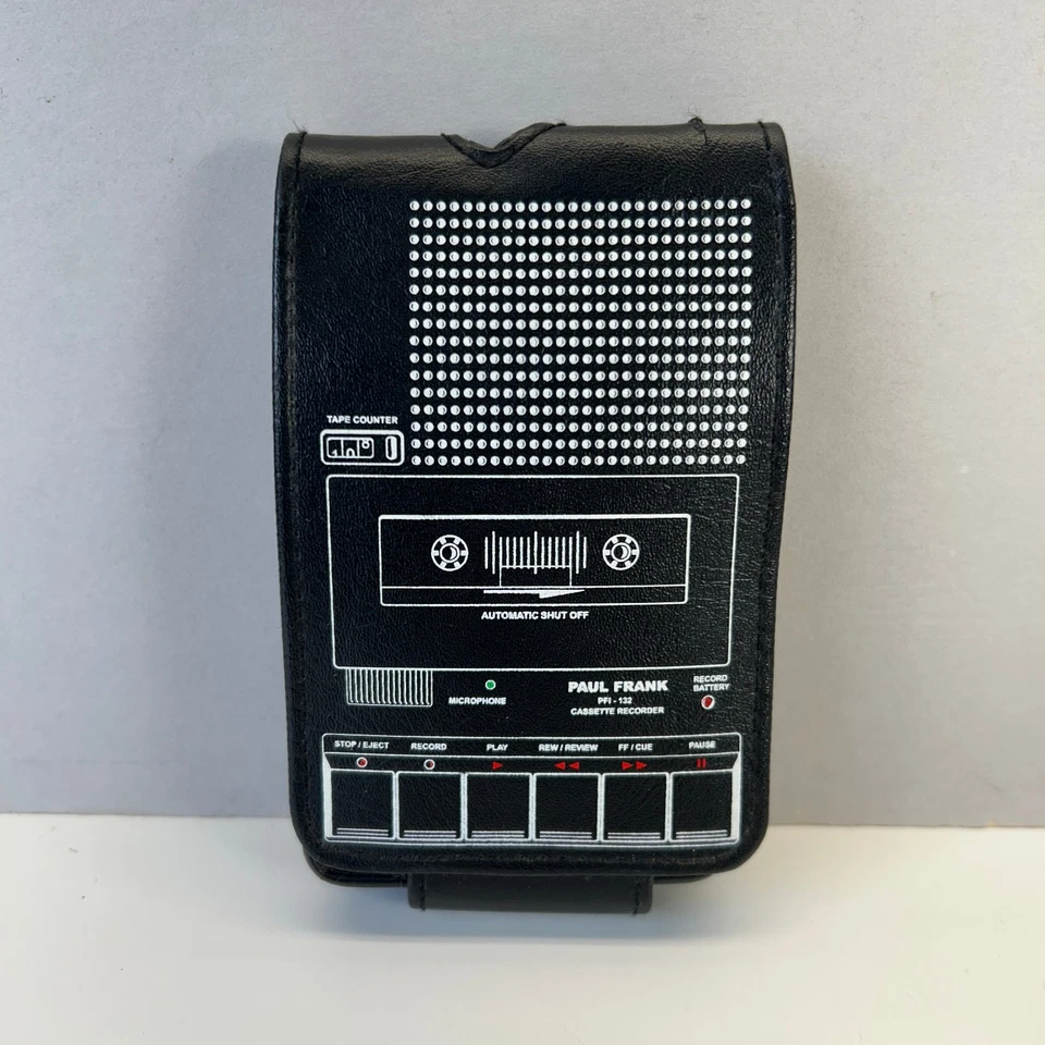 Capa de couro vintage Y2K Paul Frank iPod fita cassete vídeo colorido FAST SH - Imagem 2 de 4