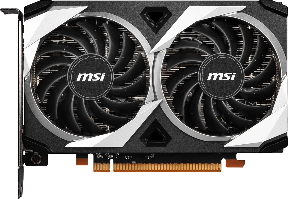MSI Radeon RX 6500 XT MECH 2X 4G OC Graphics Card Black (V508-003R)  - Image 2 of 4