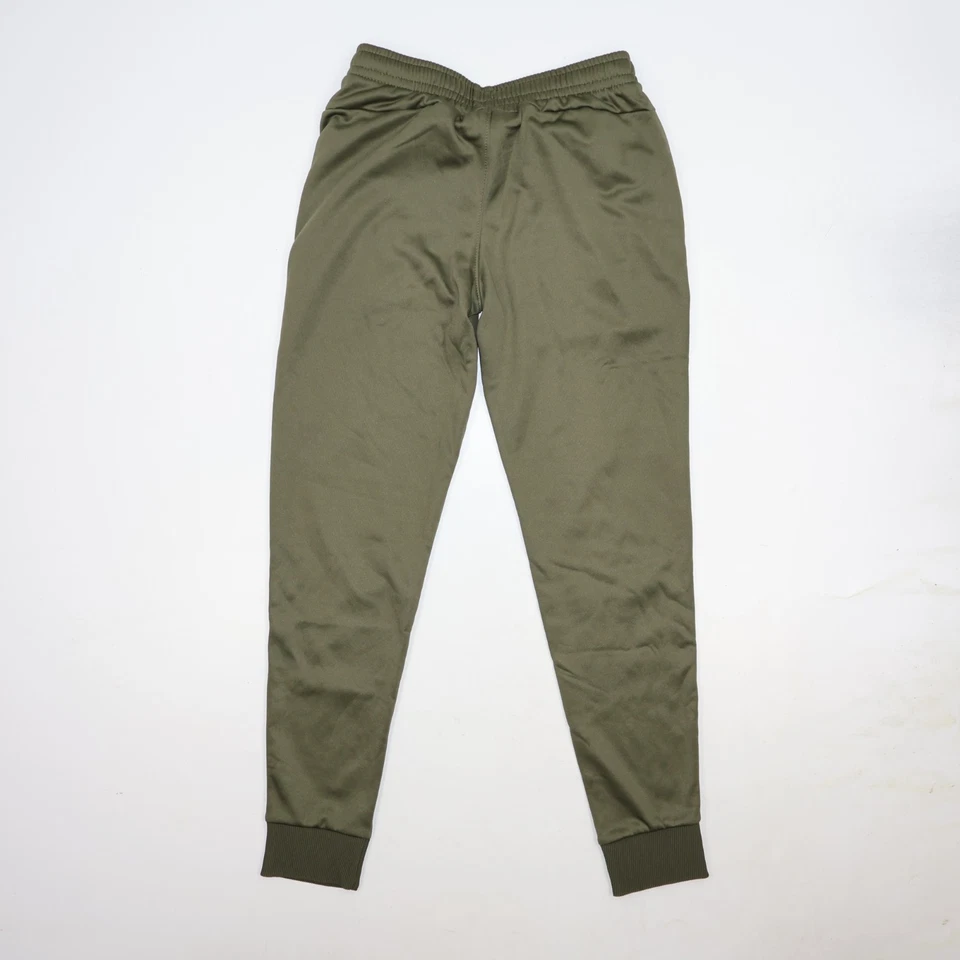 Pantalones deportivos Under Armour talla juvenil YL sueltos de vellón verde Foto 2 de 4