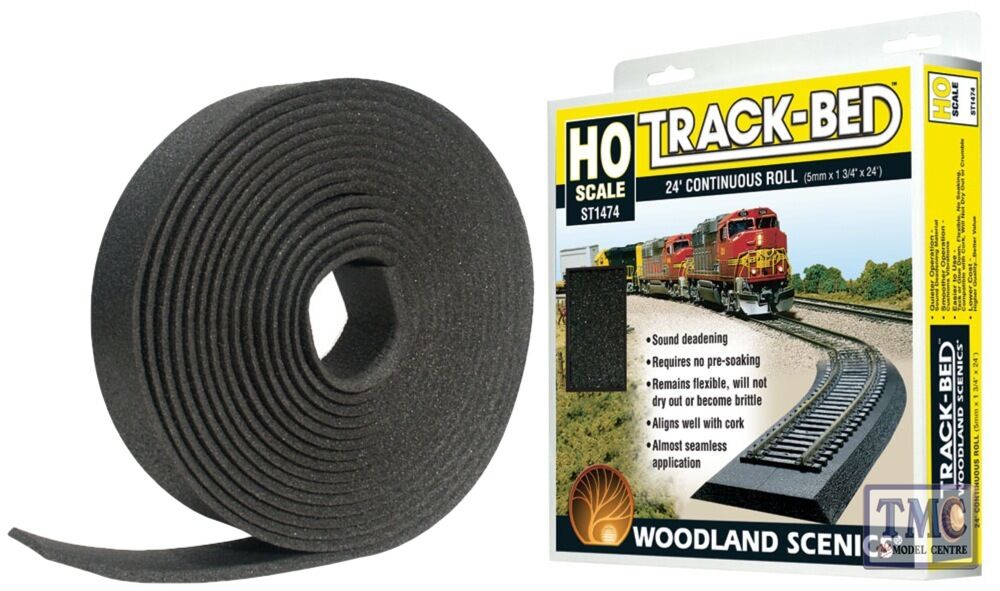 Woodland Scenics Track-bed Roll 24 HO St1474 for sale online
