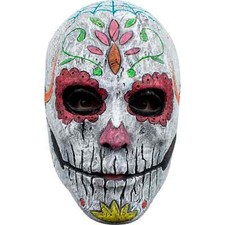 Máscara facial de látex para adultos Ghoulish Productions L.A. Catrina estilo urbano Halloween
