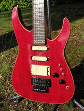 Westone Corsair GT Custom w/Floyd Rose Transparent Red 24 fret Reverse Headstock