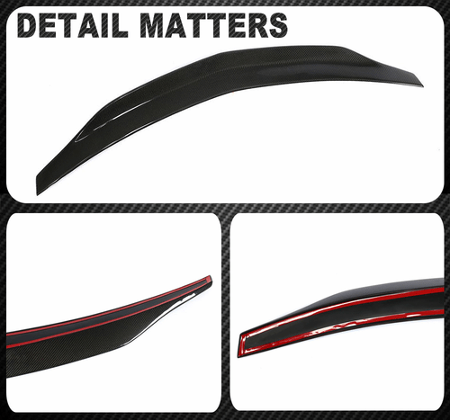 Carbon Heckspoiler Spoiler Flügel Lippe Für Mercedes C207 W207 E200 E300 E400 - Bild 13 von 14