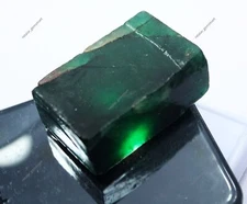 340 Ct NATURAL Earth Mined Colombian Green Emerald Rough Loose Gemstone