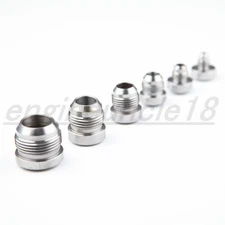 US SHIP 6AN 8AN 10AN 12AN 16AN 20AN Aluminum Weld On Bung Fitting Round Base