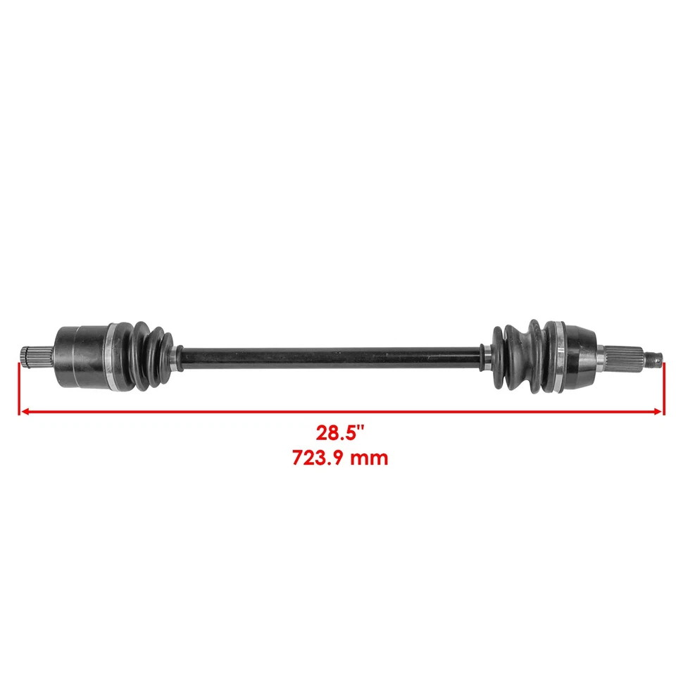 Ejes articulados CV delanteros izquierdo y derecho Caltric para Polaris Ranger 800 2010-2014 Foto 2 de 4