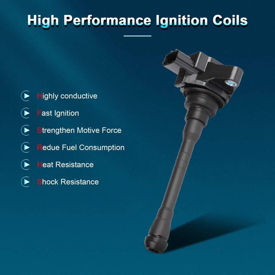 Paquete de 8 bobinas de encendido para Nissan NV2500 NV3500 Titan XD 2017-2018 5,6 L delanteras Foto 3 de 4