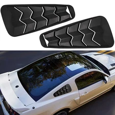 2Pcs/Set Quarter Side Window Louvers Sun Shade Cover for Ford Mustang 2005-2014
