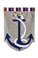 Evergreen Burlap Anchors Away Garden Flag 12.5 By 18 Inches on sale Evergreen Burlap Anchors Away Garden Flag 12.5 By 18 Inches on sale