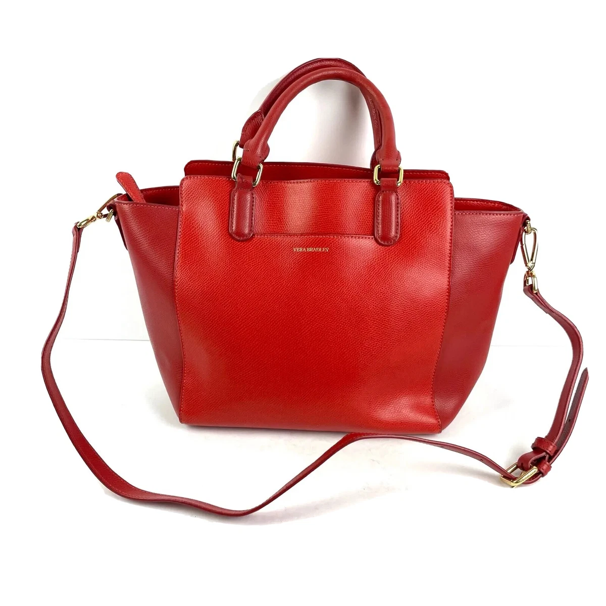 Vera bradley cheap leather satchel