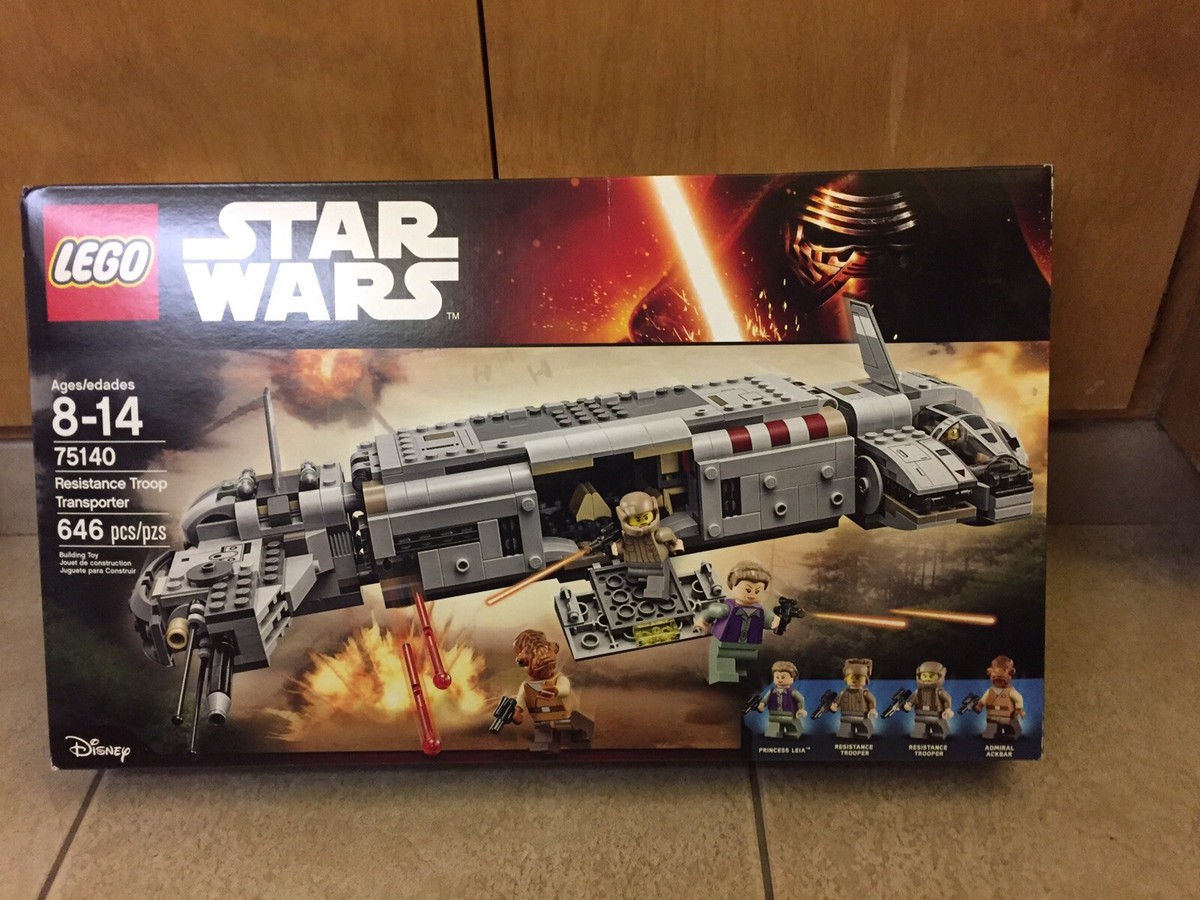 New Sealed Lego Star Wars 75140 Resistance Troop Transporter | eBay