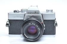 Classic Minolta SRT 100 35mm SLR Film Camera With MD 50mm F2 Lens