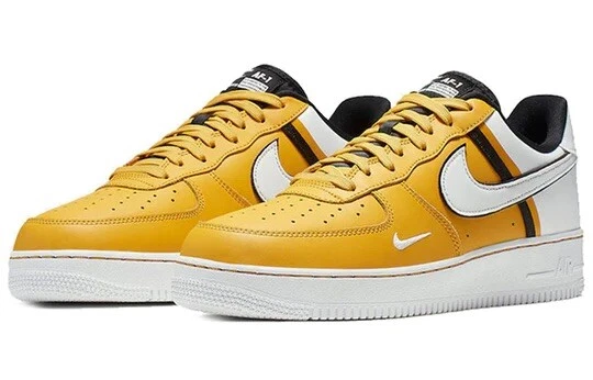 Nike air force 1 07 white bicycle yellow dark sulfur cheap