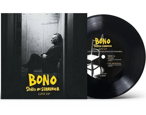 BONO (U2) STORIES OF SURRENDER LIVE EP LIMITED EDITION 7” VINYL NEW/SEALED