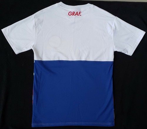 GRAF. Camisa WU (415 avión) talla mediana roja blanca azul - Imagen 5 de 6