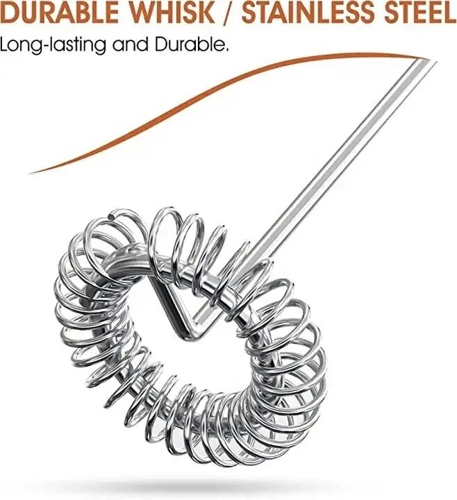 Milk Frother (available in black, white, silver, pink, and red)