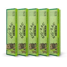 Zig Zag Organic Hemp Paper - King Size Slim (Pack of 5 Booklets)