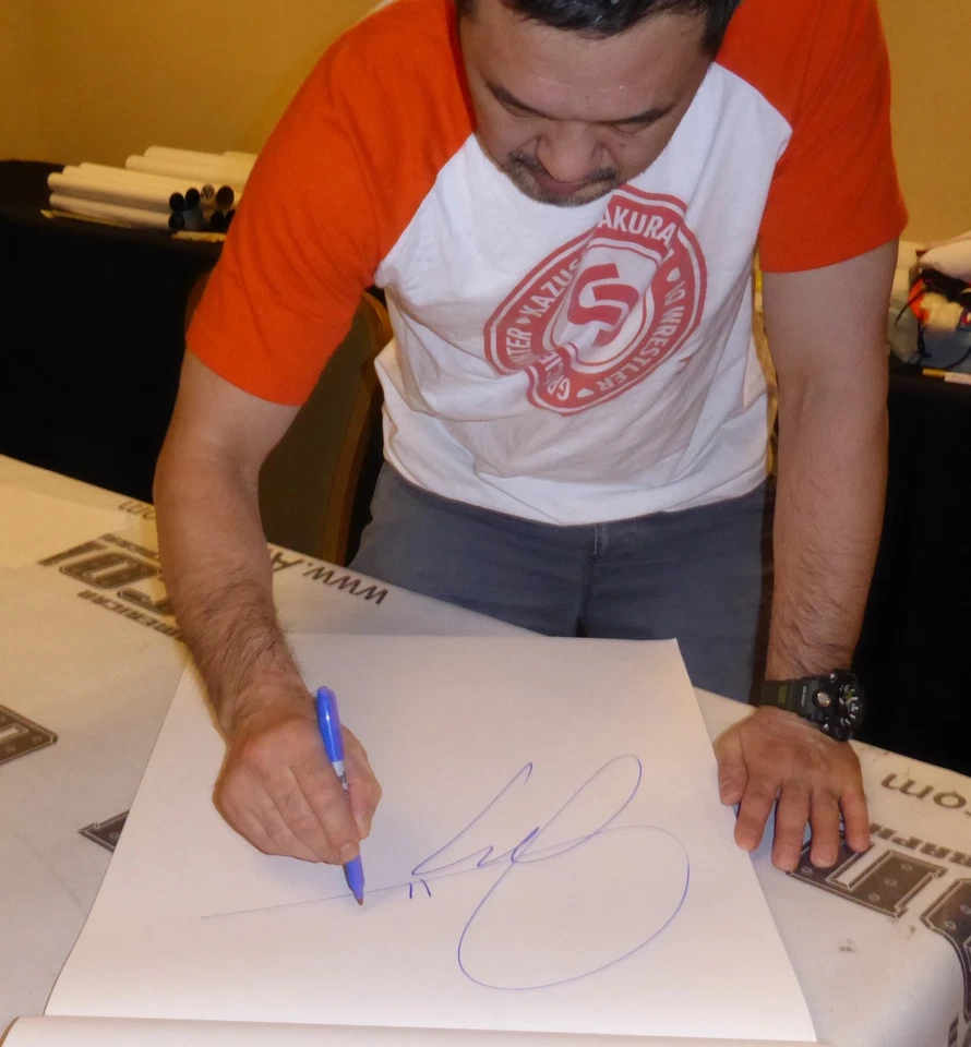 Kazushi Sakuraba Signed 18x24 Page PSA/DNA COA Pride FC UFC UWF NJPW Dream Auto - Image 3 of 4