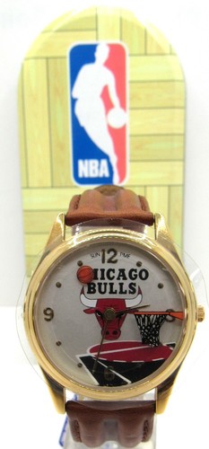 VTG NBA Chicago Bulls Basketball Running Watch Estate Sun Time Hoops Estate