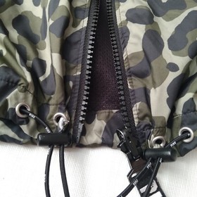 Victoria's Secret PINK Green and Black Leopard Print Camo Full Zip Up Jacket XS