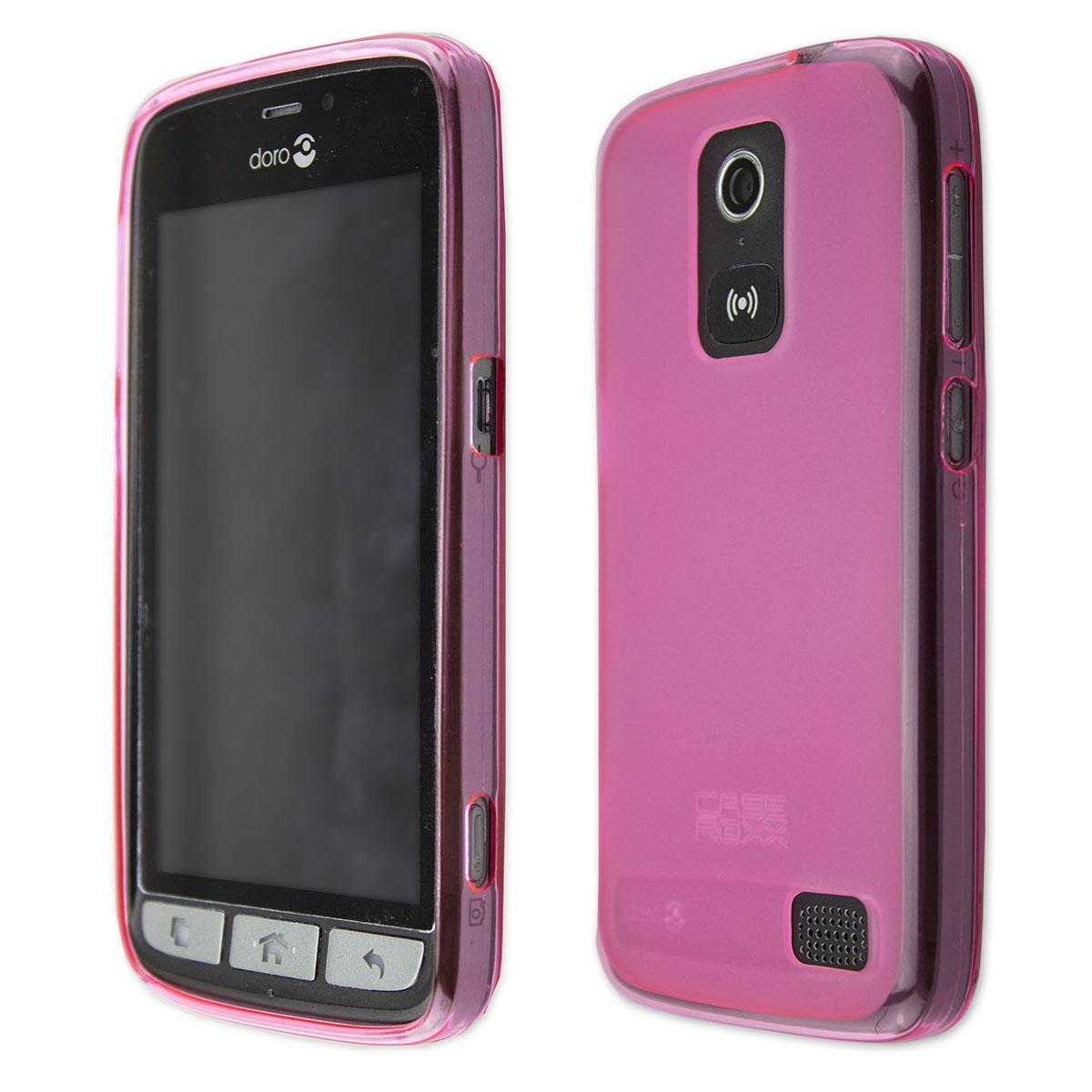 Caseroxx TPU-Hülle Für Doro Liberto 825/824 – Stoßfest, Rutschfester Grip, Schwarz, Mit Rundumschutz