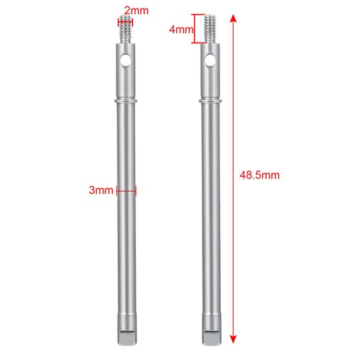 Front Rear CVD Driveshaft Axle Stainless for 1/24 RC Crawler Axial SCX24 90081 - Bild 5 von 15