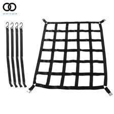 42" x 50" Heavy Duty Truck Bed Rugged Cargo Net With Cam Buckles S-Hooks