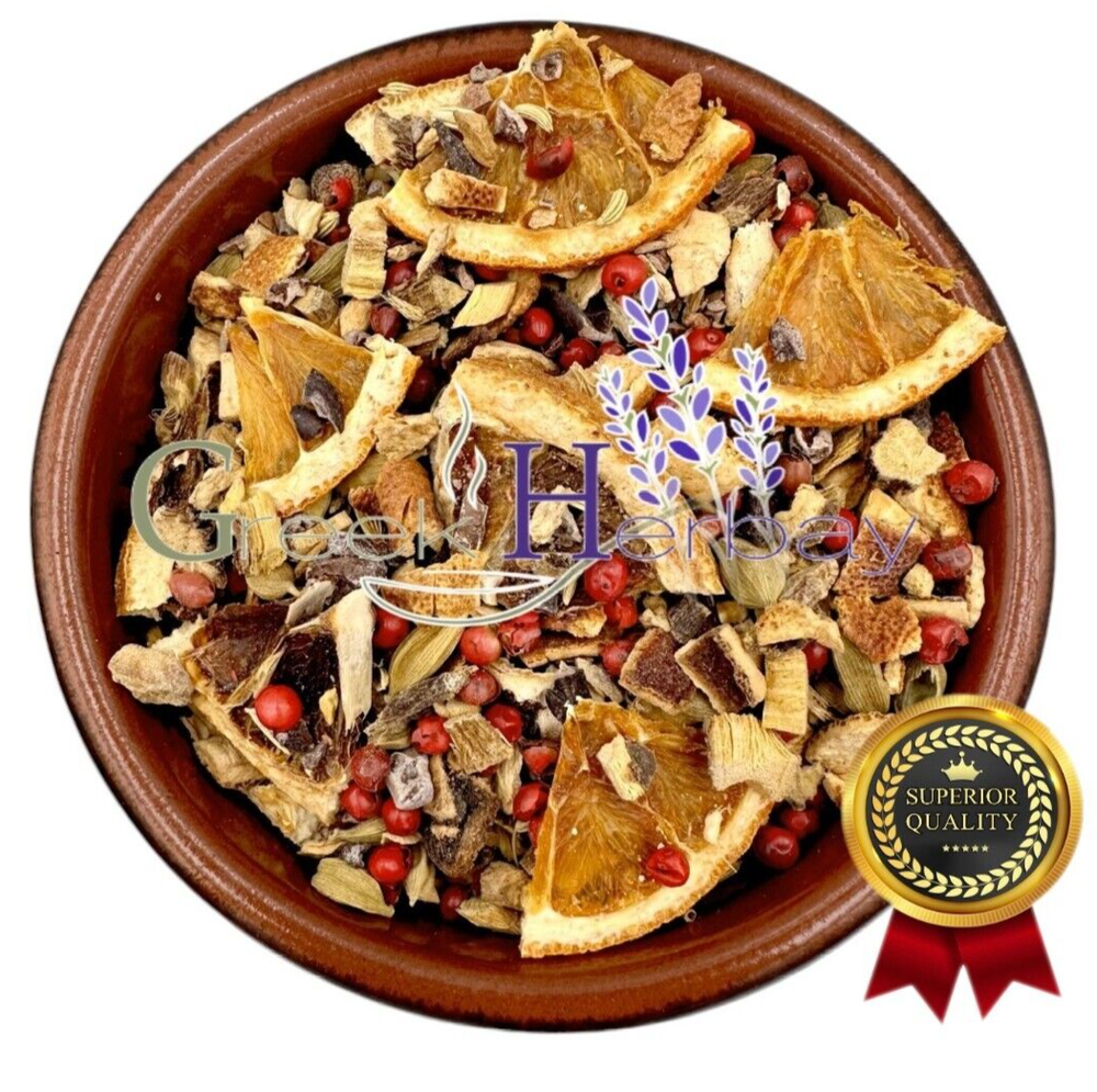 Spicy Blend Tea - Loose Herbal Mix Tea 200g Superior Quality Spice Mixed Tea
