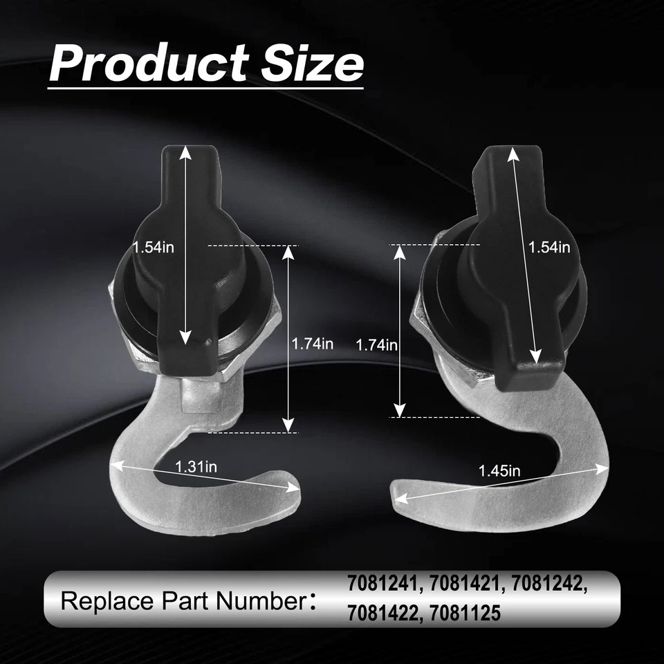 Quality Storage Box Detent Latches for Polaris Sportsman 300 400 450 500 - Image 4 of 4