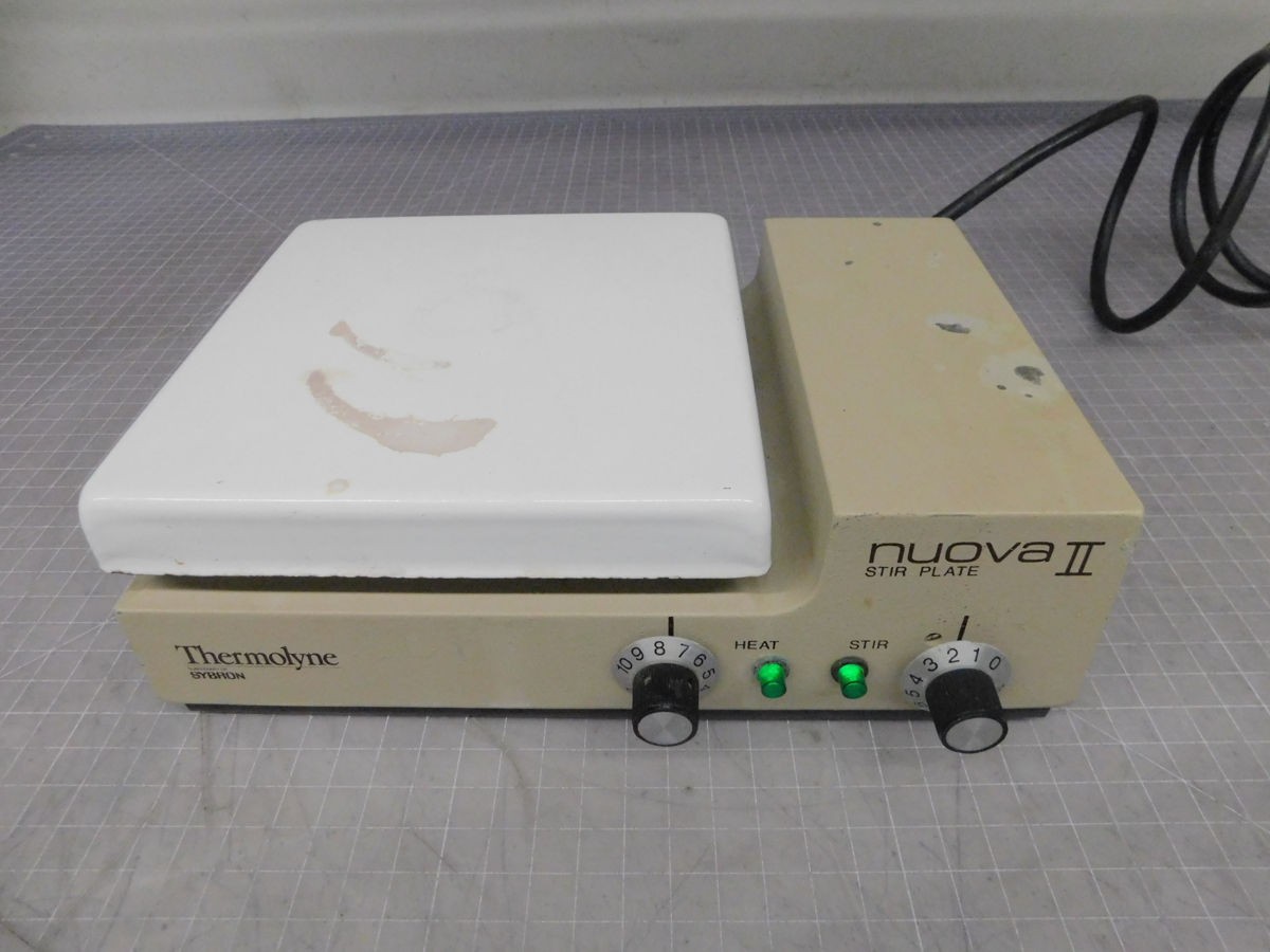 THERMOLYNE NUOVA II SP18425 STIR PLATE WITH HEATER. M6195