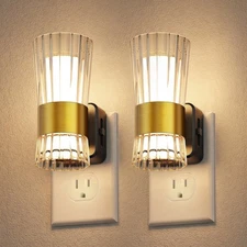 Night Light, Night Lights Plug into Wall, 3000K Soft Warm 0-100LM Adjustable ...
