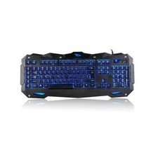 iMicro Cobra 110-Key Wired USB LED Backlit Gaming Keyboard Black 