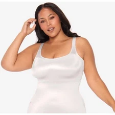 Brand New Ruby Ribbon Women's Size 46 White Original Cami Tank Top Shapewear