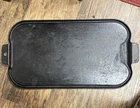 Wagner CAST IRON 1891 Rectangular Griddle 17 inch Vintage Personal Collection