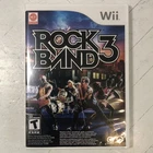 Rock Band 3 (Nintendo Wii, 2010) Complete CIB with Manual Tested