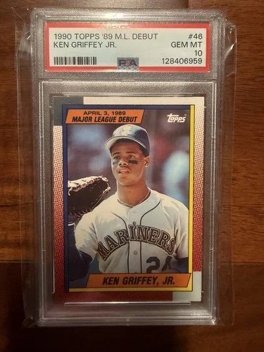 1990 Topps ‘89 ML Debut Ken Griffey Jr PSA 10