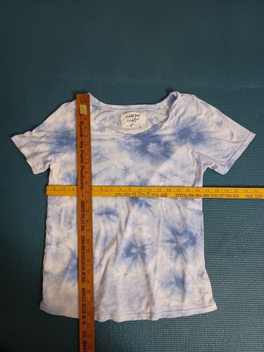 Johnny Was  Amanda Bond Blue Tie Dye T Shirt Size S - Picture 5 of 6