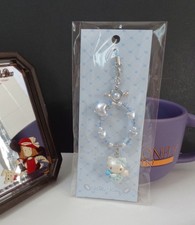Sanrio 2024 Hello Kitty Dreaming Blue Angel Mascot Beaded Smartphone Strap Charm