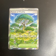 Pokémon Forest of Vitality 109/068 Trainer Stadium Holo Card