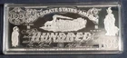 8 TROY OZ .999 PURE SILVER $100 CONFEDERATE NOTE IN CAPSULE  LOT - 040218
