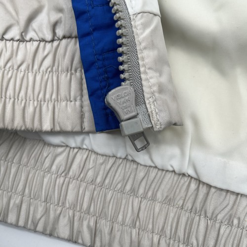 Vtg Large Adidas Track Jacket Full Zip Blue White YKK Trefoil USA Nylon Goretex - Picture 24 of 24