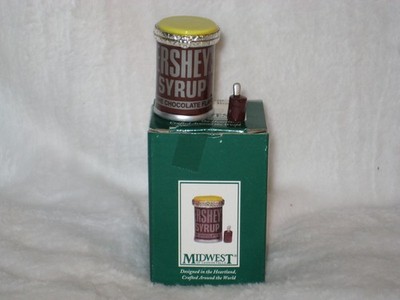 Midwest Porcelain Hinged Box Hershey's Syrup w/ Trinket and Box