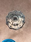 10 VINTAGE GLASS DRAWER KNOBS LARGE AND SMALL — photo 2